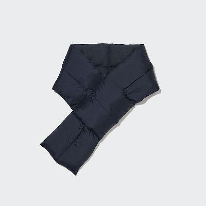 Echarpes Uniqlo HEATTECH Lined Padded Femme Bleu Marine | 3584865