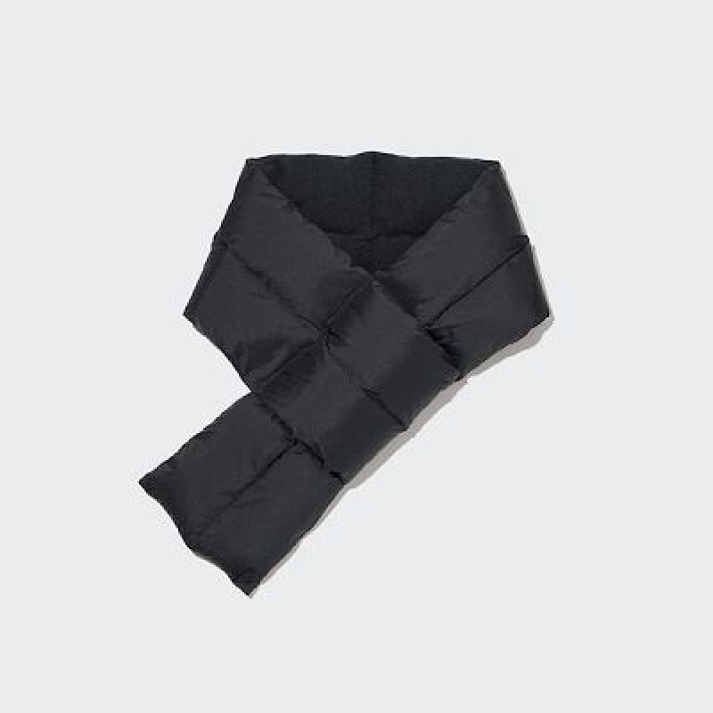 Echarpes Uniqlo HEATTECH Lined Padded Femme Noir | 3639136