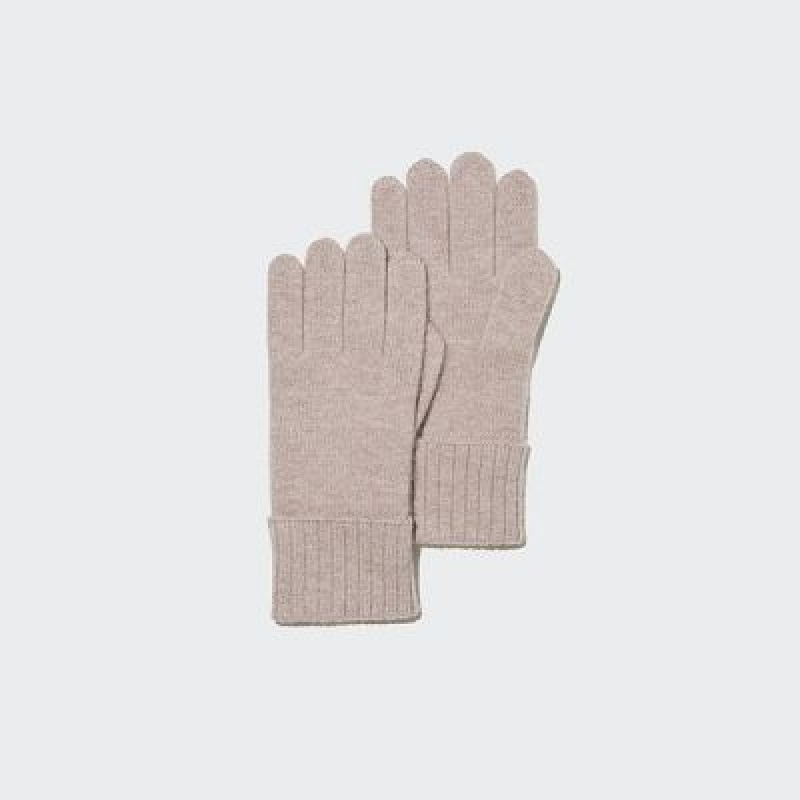 Gant Uniqlo Cashmere Knitted Femme Beige | 7164933
