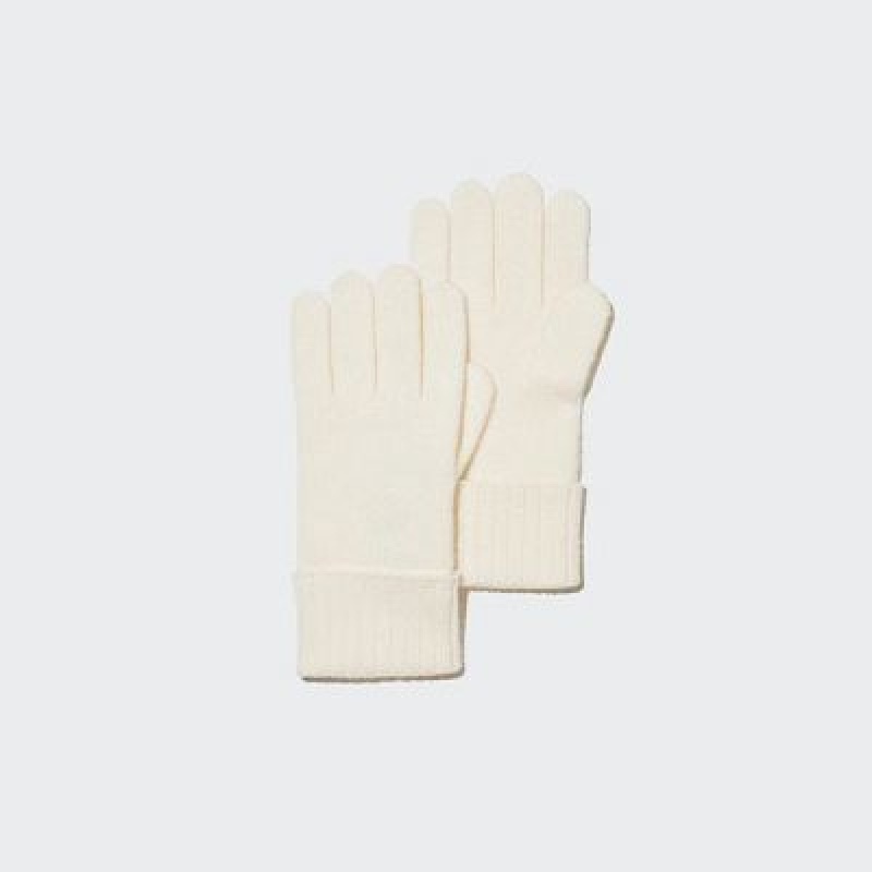 Gant Uniqlo Cashmere Knitted Femme Blanche | 4097855