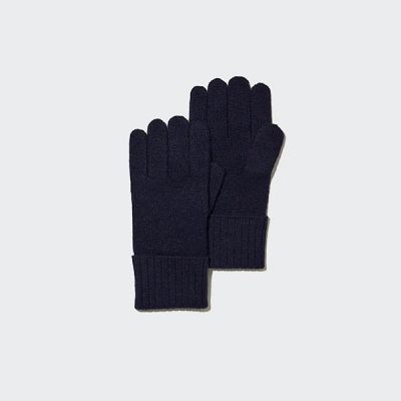 Gant Uniqlo Cashmere Knitted Femme Bleu Marine | 1828987