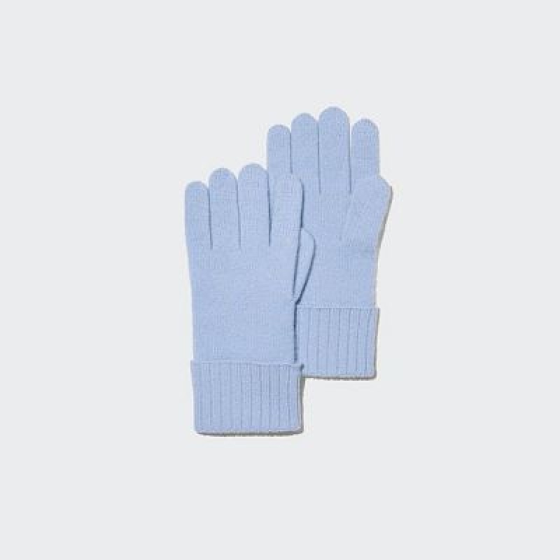 Gant Uniqlo Cashmere Knitted Femme Bleu | 7881086