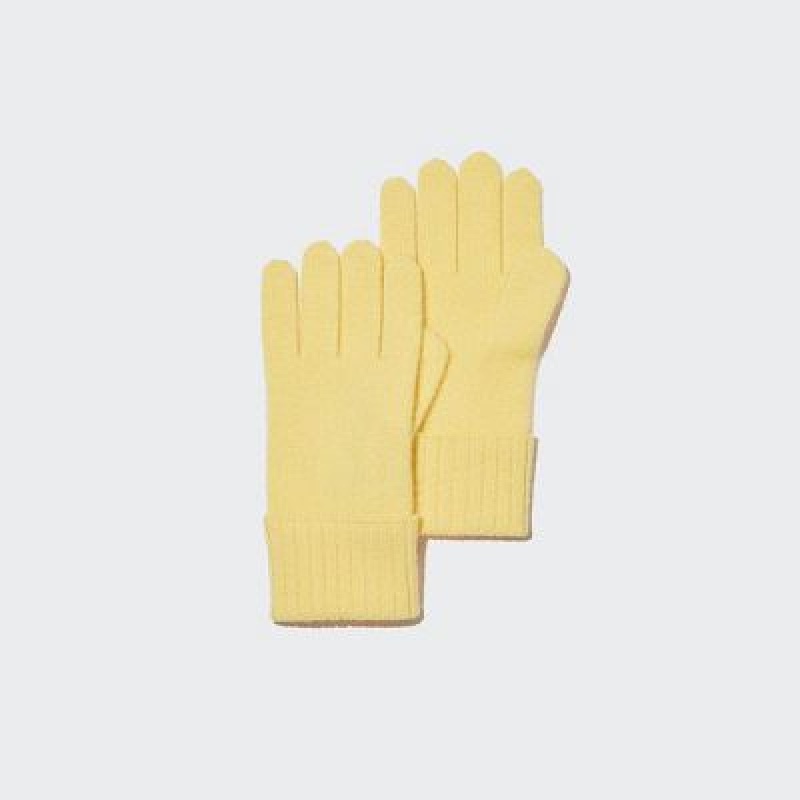 Gant Uniqlo Cashmere Knitted Femme Jaune | 5167624