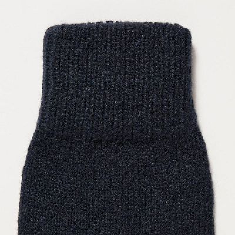 Gant Uniqlo HEATTECH Femme Bleu Marine | 2793081