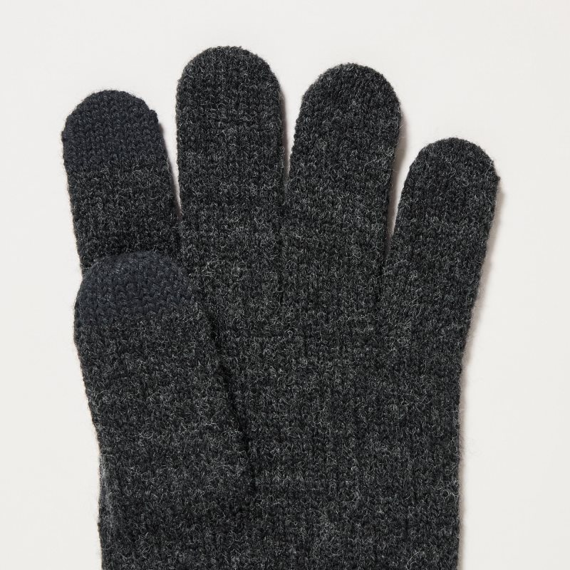 Gant Uniqlo HEATTECH Homme Grise | 1179168