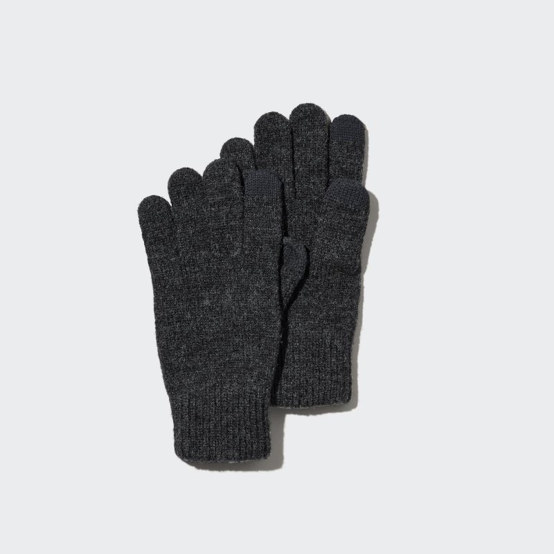 Gant Uniqlo HEATTECH Homme Grise | 1179168