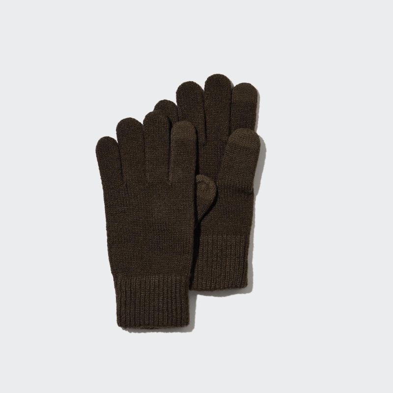 Gant Uniqlo HEATTECH Homme Marron | 527337
