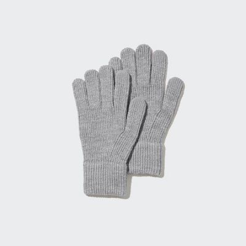 Gant Uniqlo HEATTECH Knitted Femme Grise | 9787749