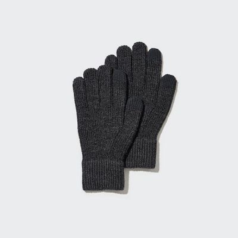 Gant Uniqlo HEATTECH Knitted Femme Noir | 6730905