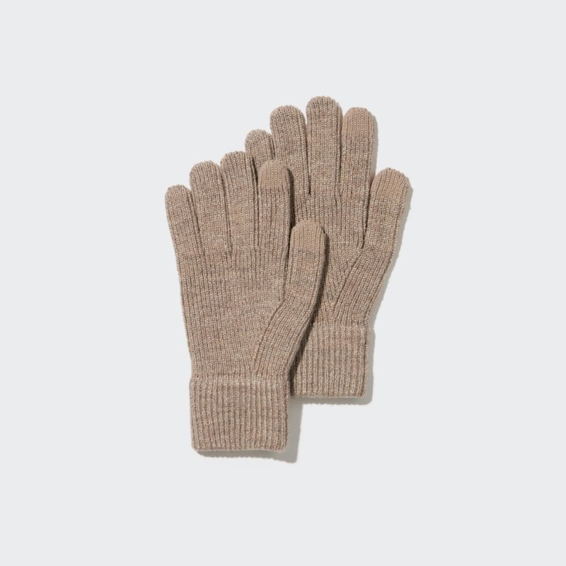 Gant Uniqlo HEATTECH Knitted Homme Beige | 102571