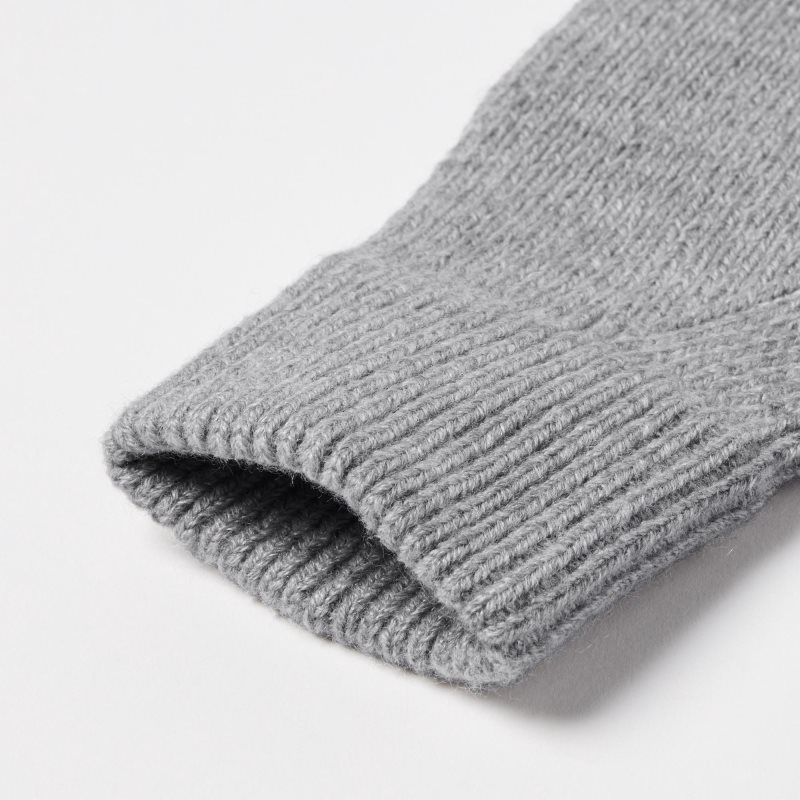 Gant Uniqlo HEATTECH Knitted Homme Grise | 9957363