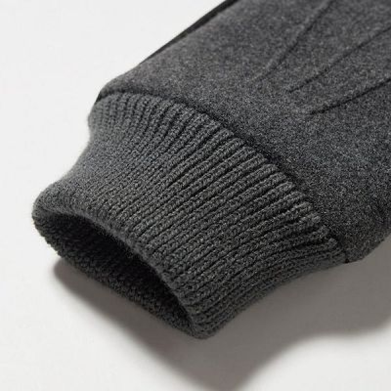 Gant Uniqlo HEATTECH Lined Faux Wool Femme Grise | 328660