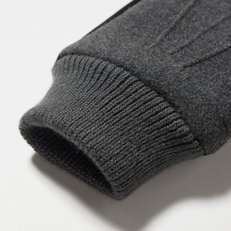Gant Uniqlo HEATTECH Lined Faux Wool Homme Grise | 4150695