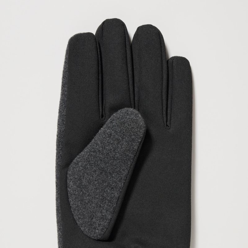 Gant Uniqlo HEATTECH Lined Faux Wool Homme Grise | 4150695