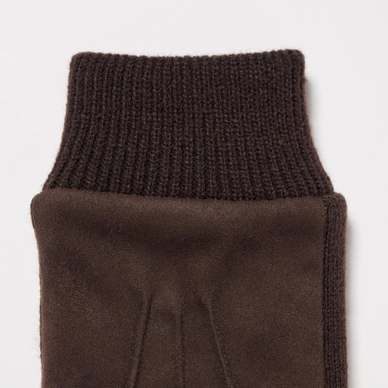 Gant Uniqlo HEATTECH Lined Homme Marron | 5631543