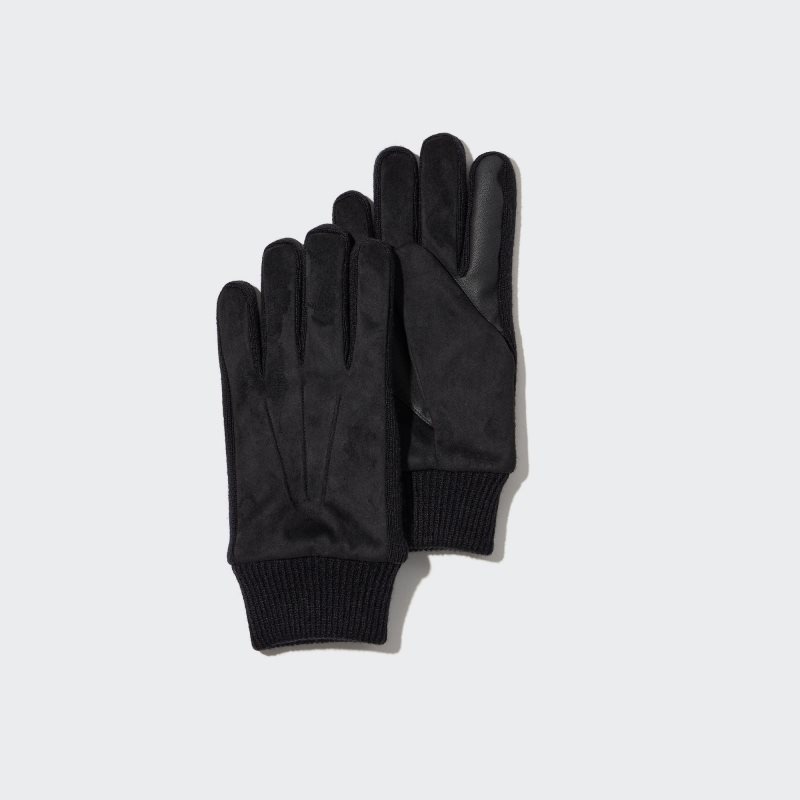 Gant Uniqlo HEATTECH Lined Homme Noir | 6349073