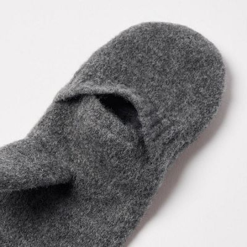 Gant Uniqlo HEATTECH Lining Souffle Yarn Mittens Femme Grise | 6085302
