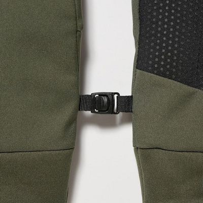 Gant Uniqlo Heattech Lined Function Femme Vert Olive | 5267677