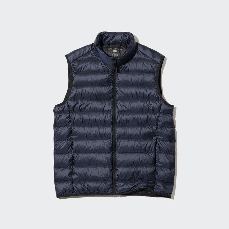 Gilet Uniqlo Ultra Light Down Narrow Quilt Homme Bleu Marine | 1674654
