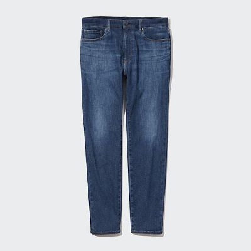 Jean Uniqlo EZY Ultra Stretch Femme Bleu | 8495166