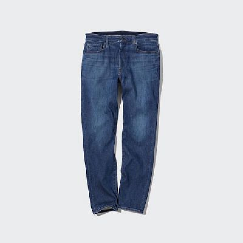 Jean Uniqlo EZY Ultra Stretch Femme Bleu | 9382029
