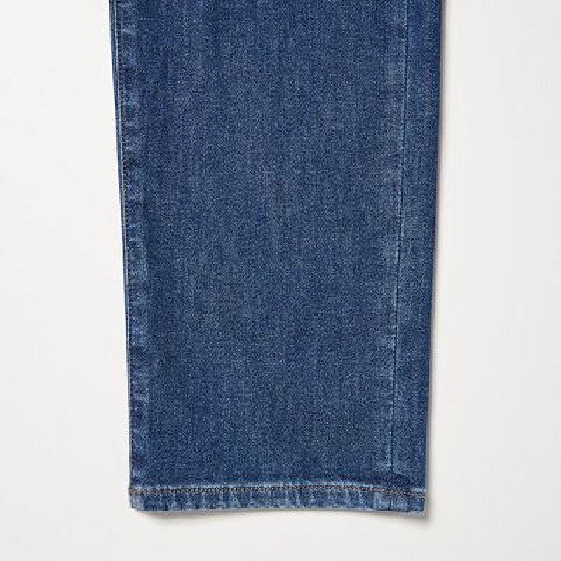 Jean Uniqlo EZY Ultra Stretch Femme Bleu | 9382029