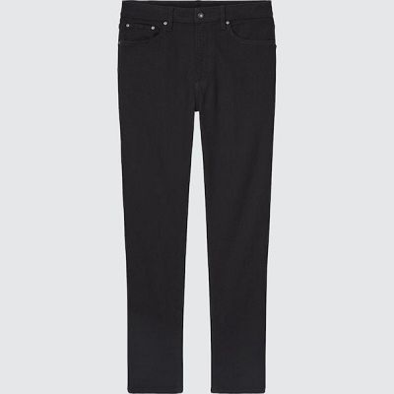 Jean Uniqlo EZY Ultra Stretch Femme Noir | 9946093
