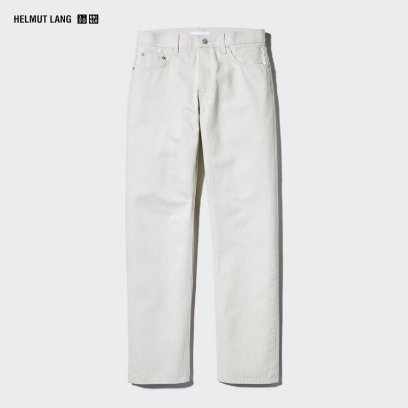 Jean Uniqlo Helmut Lang Classic Cut Homme Blanche | 2688229