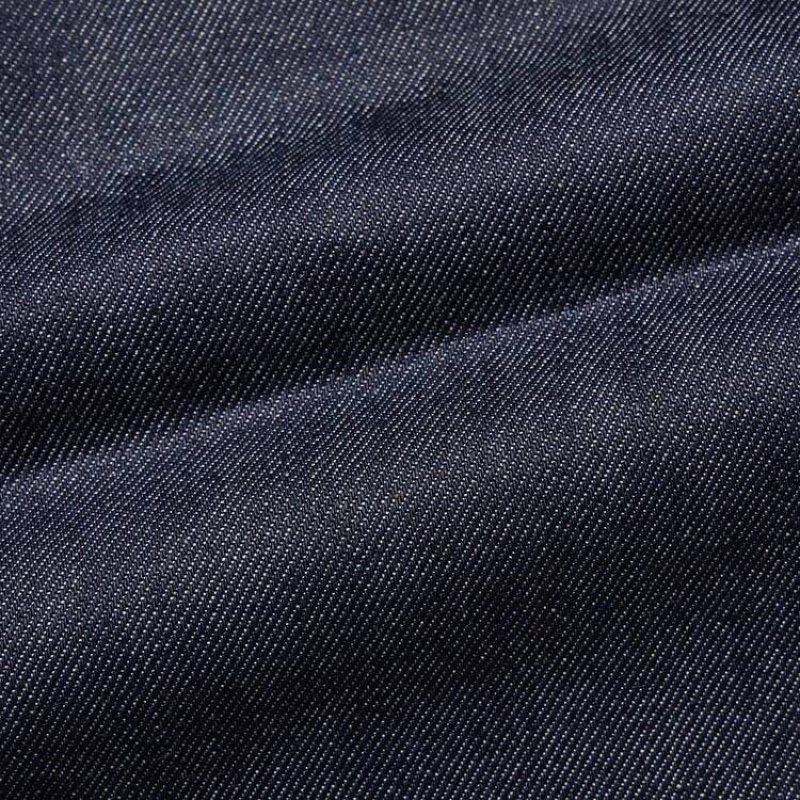 Jean Uniqlo Selvedge Stretch Slim Fit Homme Bleu Marine | 8860176