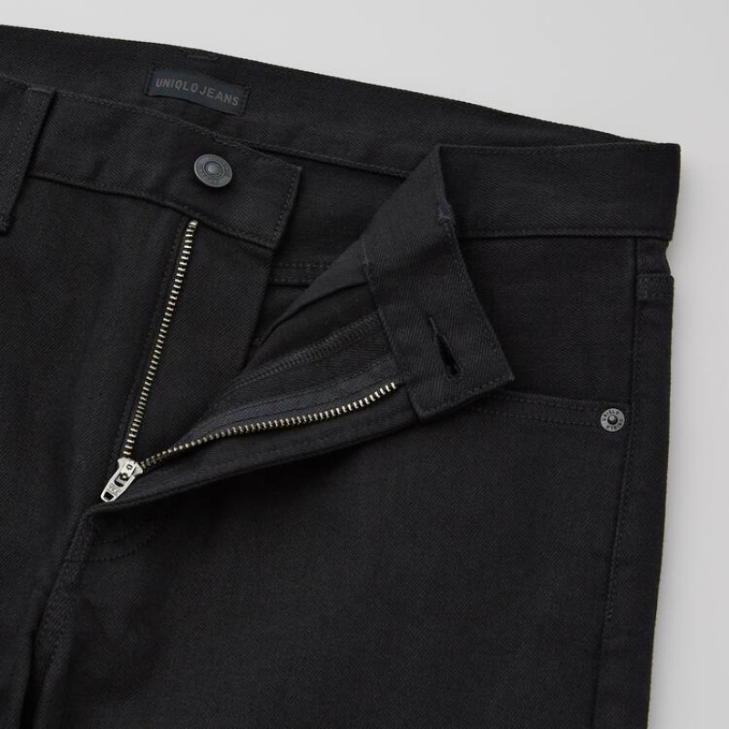 Jean Uniqlo Selvedge Stretch Slim Fit Homme Bleu Marine | 9129188