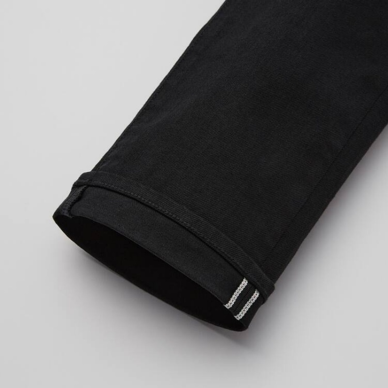Jean Uniqlo Selvedge Stretch Slim Fit Homme Bleu Marine | 9129188