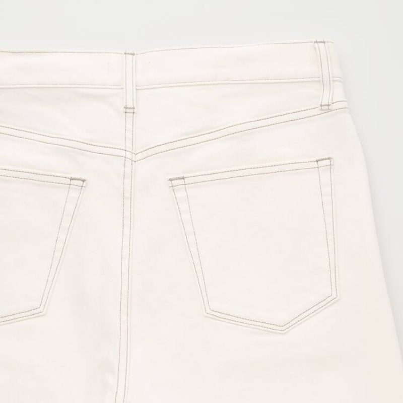 Jean Uniqlo Slim Fit Homme Blanche | 2766815