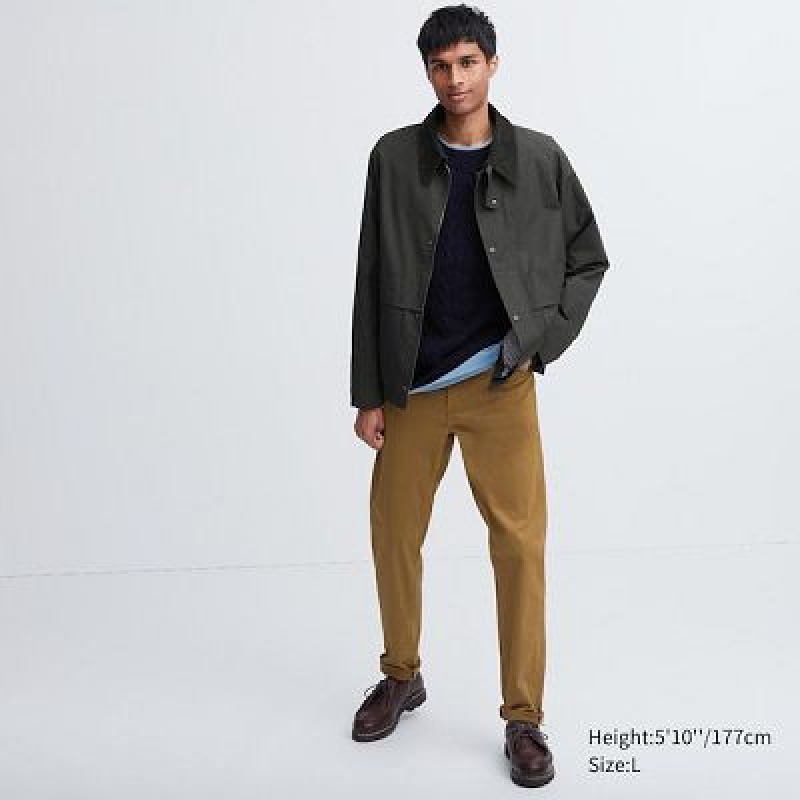 Jean Uniqlo Ultra Stretch Color Femme Marron | 5077835