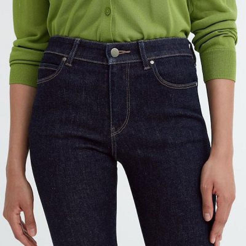 Jean Uniqlo Ultra Stretch Femme Bleu | 2830625