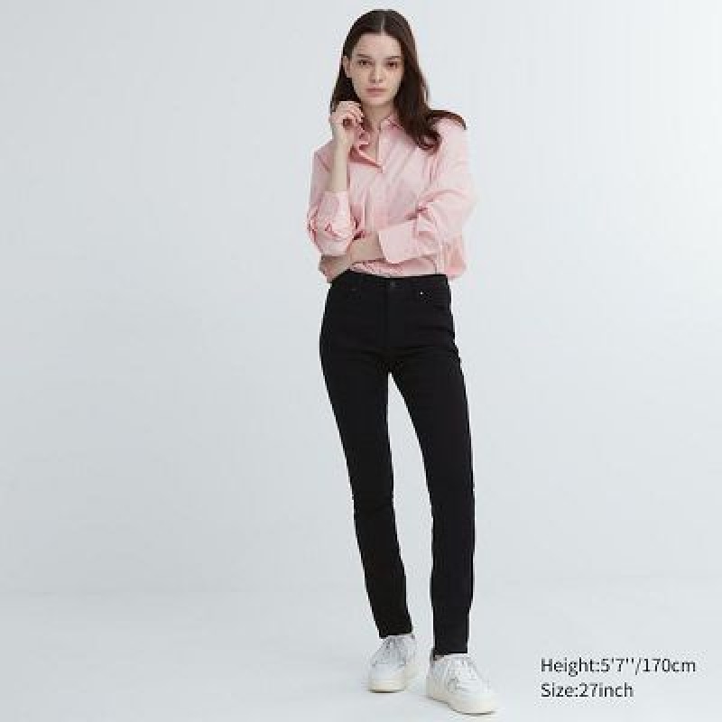 Jean Uniqlo Ultra Stretch Femme Noir | 3151116