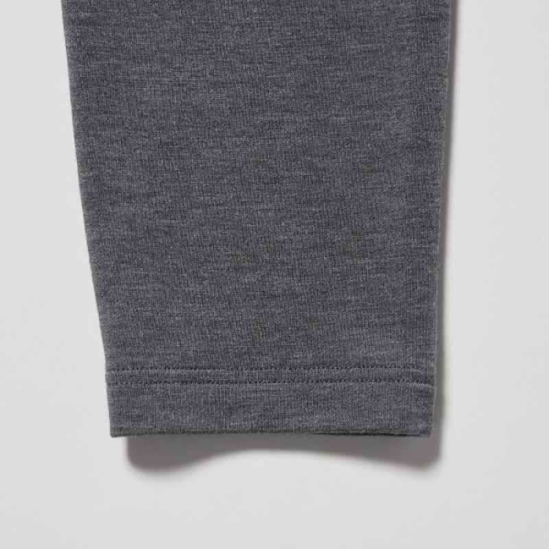 Leggings Uniqlo HEATTECH Cotton Extra Warm Femme Grise | 5825995