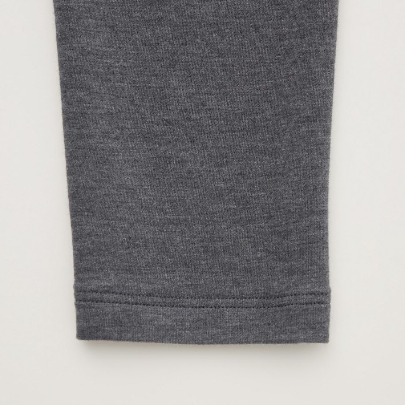 Leggings Uniqlo HEATTECH Cotton Extra Warm Femme Grise | 8803194