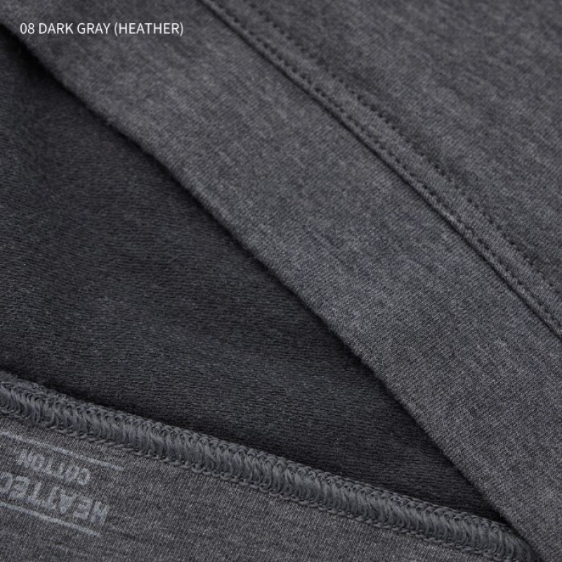 Leggings Uniqlo HEATTECH Cotton Extra Warm Femme Grise | 8803194