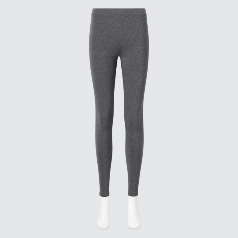 Leggings Uniqlo HEATTECH Cotton Extra Warm Femme Grise | 8803194