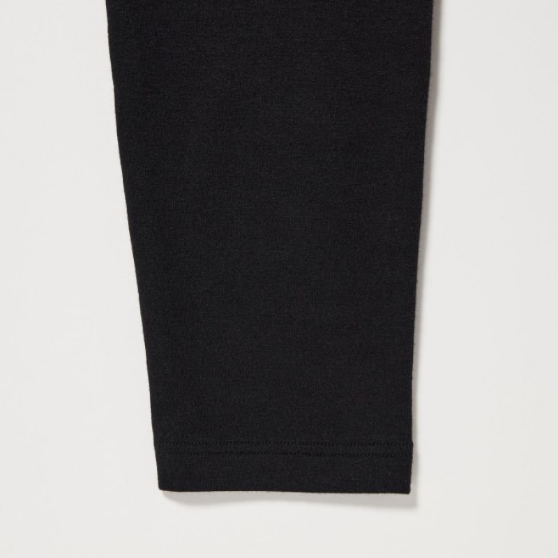 Leggings Uniqlo HEATTECH Cotton Extra Warm Femme Noir | 2660594