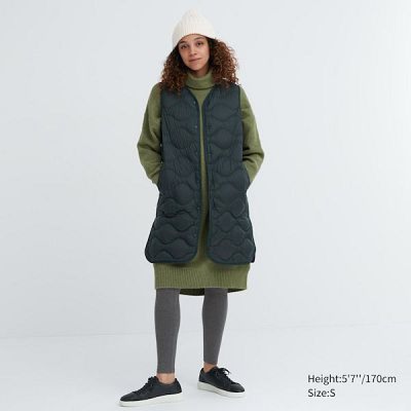 Leggings Uniqlo HEATTECH Cotton Femme Grise | 2652883