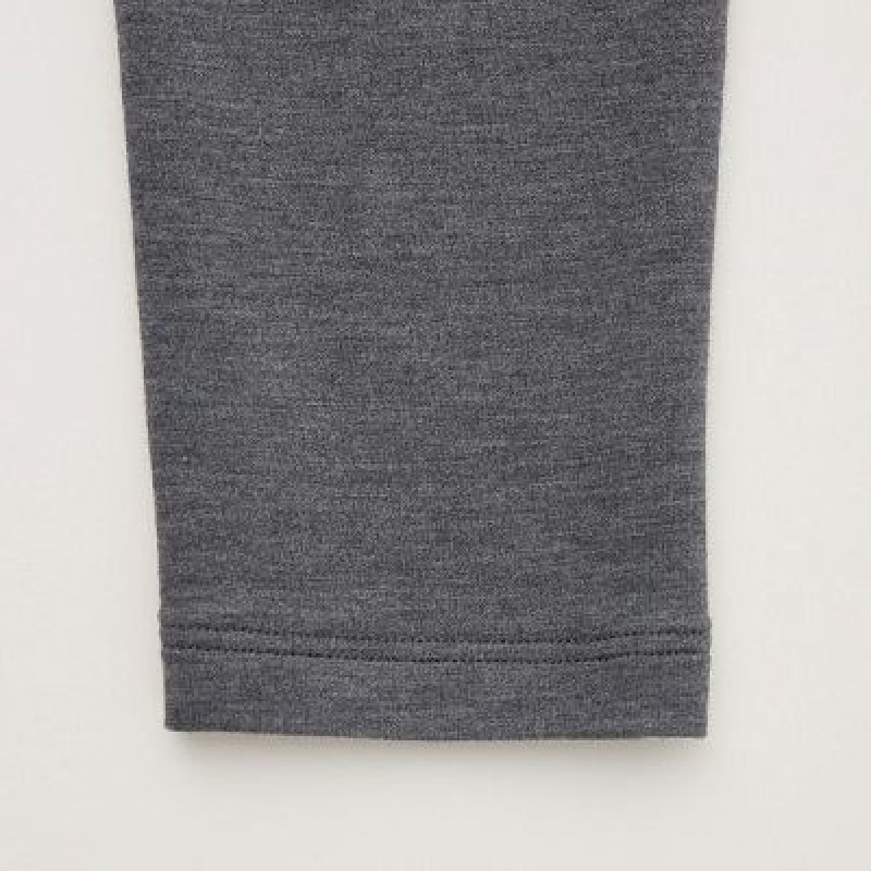 Leggings Uniqlo HEATTECH Cotton Femme Grise | 2652883