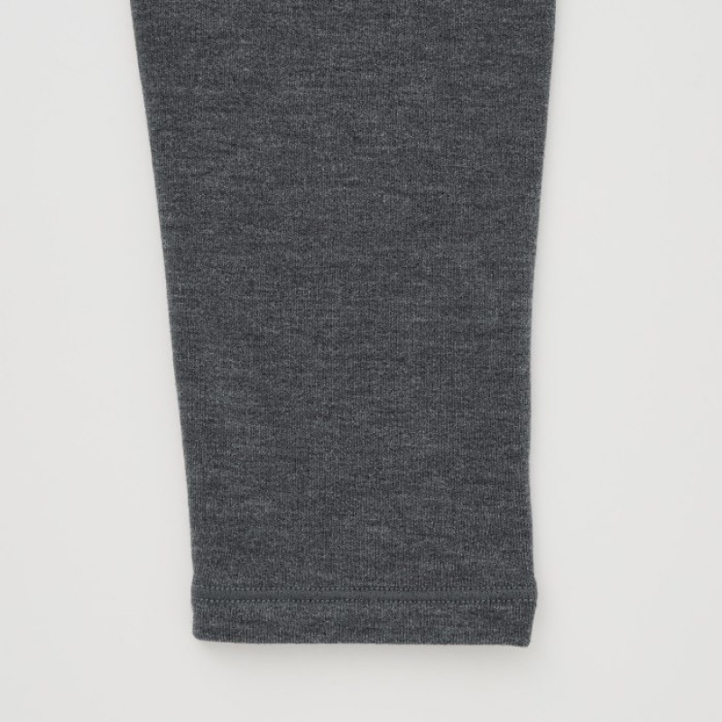 Leggings Uniqlo HEATTECH Ultra Warm Femme Grise | 5674062