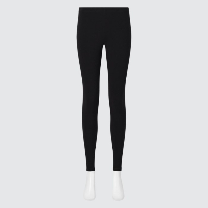 Leggings Uniqlo HEATTECH Ultra Warm Femme Noir | 9672181