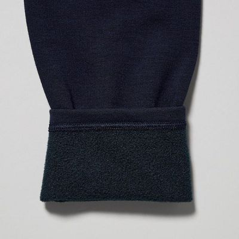 Leggings Uniqlo HEATTECH Ultra Warm Femme Bleu Marine | 2529455