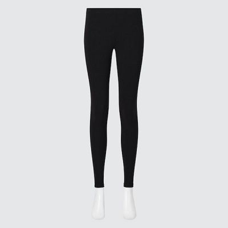 Leggings Uniqlo HEATTECH Ultra Warm Femme Noir | 7858743