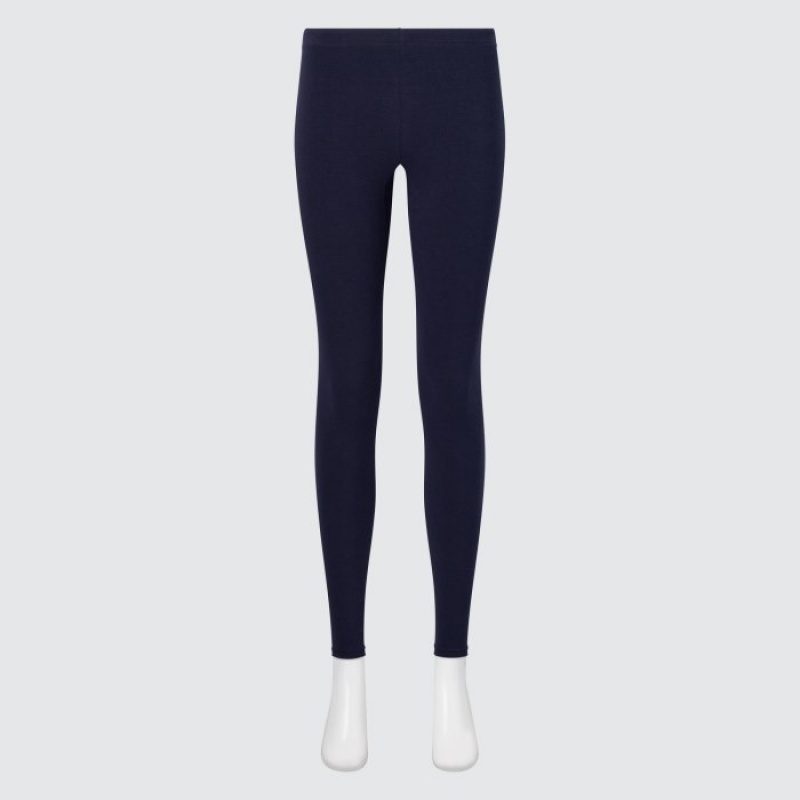 Leggings Uniqlo HEATTECH Ultra Warm Femme Bleu Marine | 4873425