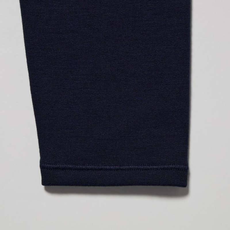 Leggings Uniqlo HEATTECH Ultra Warm Femme Bleu Marine | 4873425