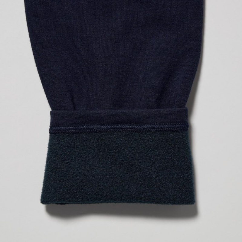 Leggings Uniqlo HEATTECH Ultra Warm Femme Bleu Marine | 4873425