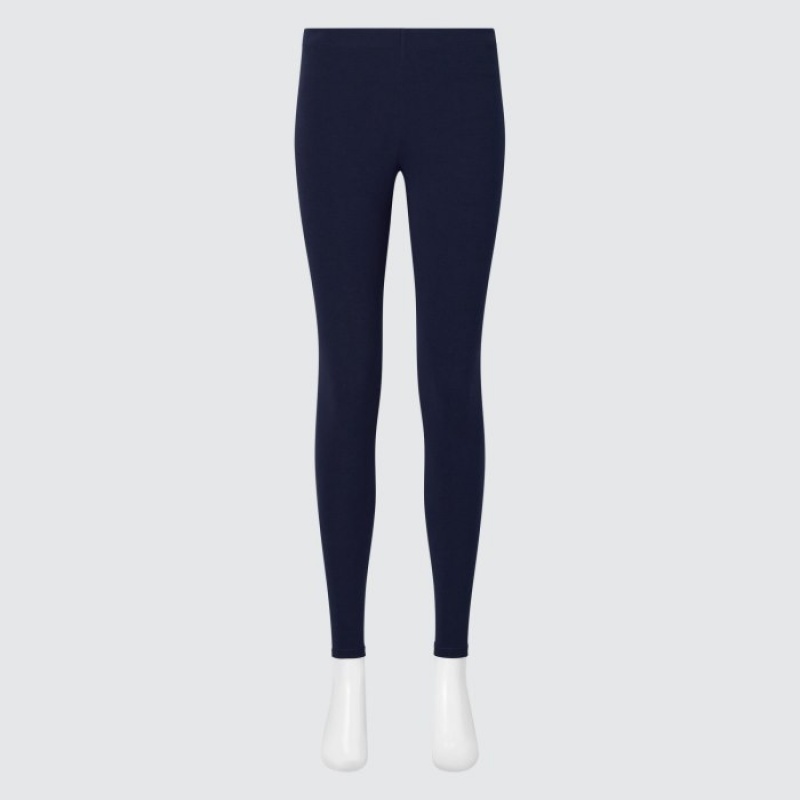 Leggings Uniqlo HEATTECH Ultra Warm Femme Bleu Marine | 1174350